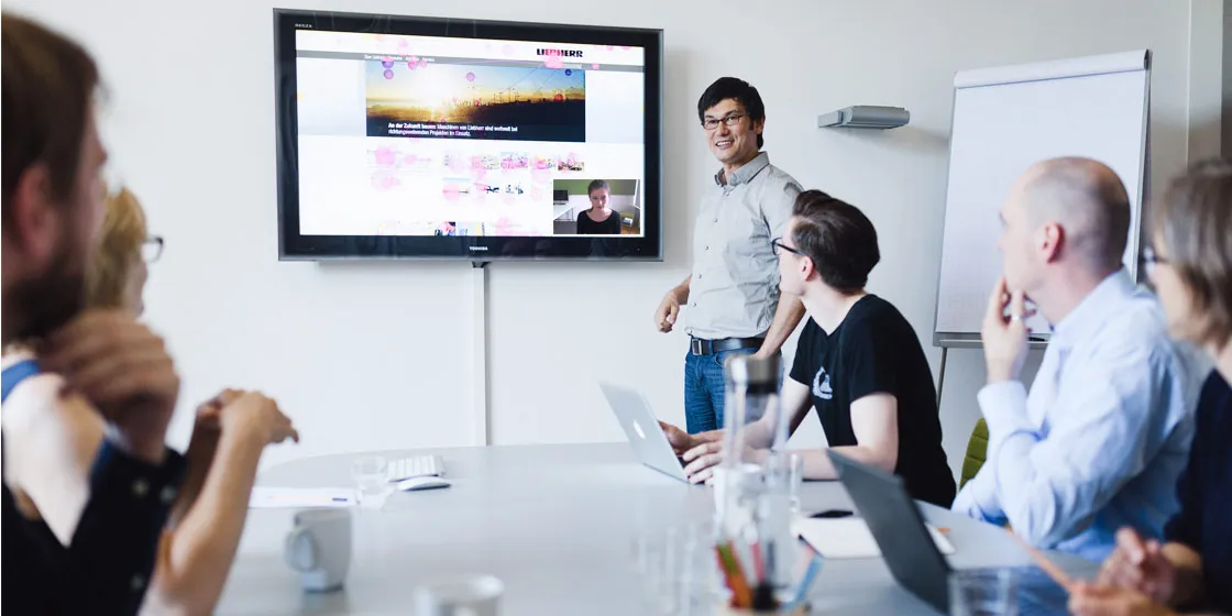 Usability Report mit Kunden nach dem Usability Test.