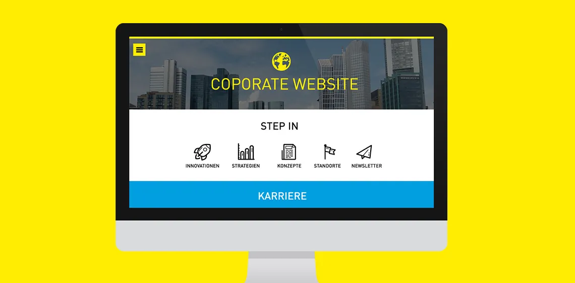 Beispiel Corporate Website