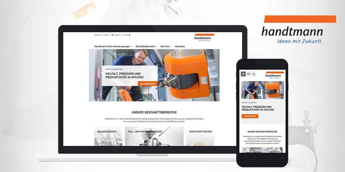 Screen Design anhand von handtmann
