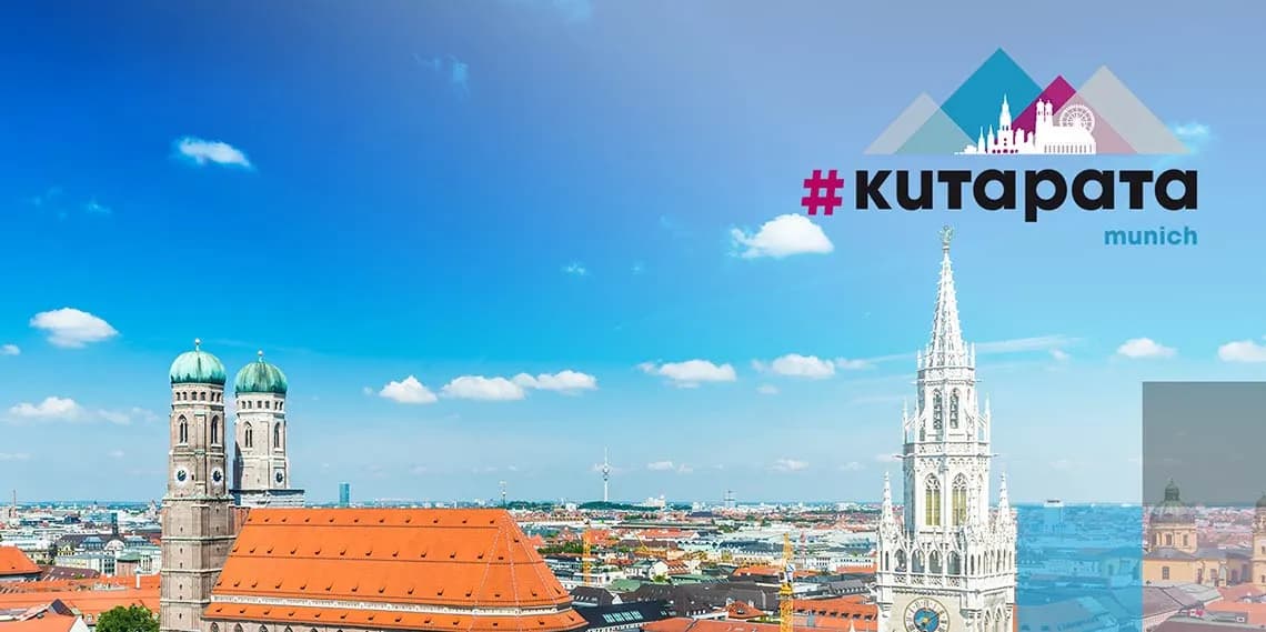 kataputa Logo auf Stadtbild München