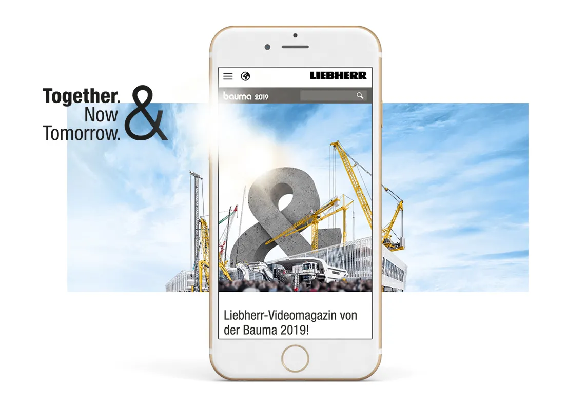 Liebherr auf der Bauma 2019