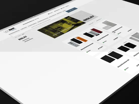 Perspektivische Ansicht einer UDOBÄR-Produktübersicht