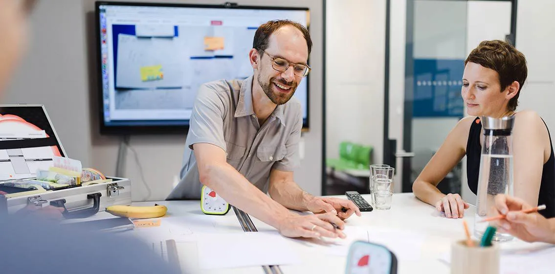 Timo Wirth beim Design Thinking Workshop