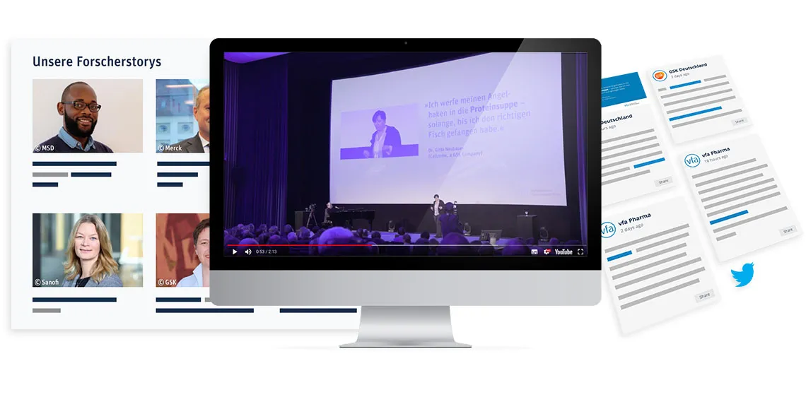 Beispiele Microsite Mock-Up vfa