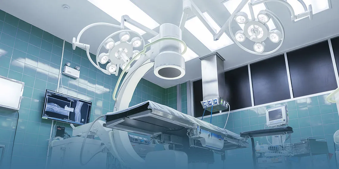 Operationssaal mit OP-Geräten von Olympus Medical Systems
