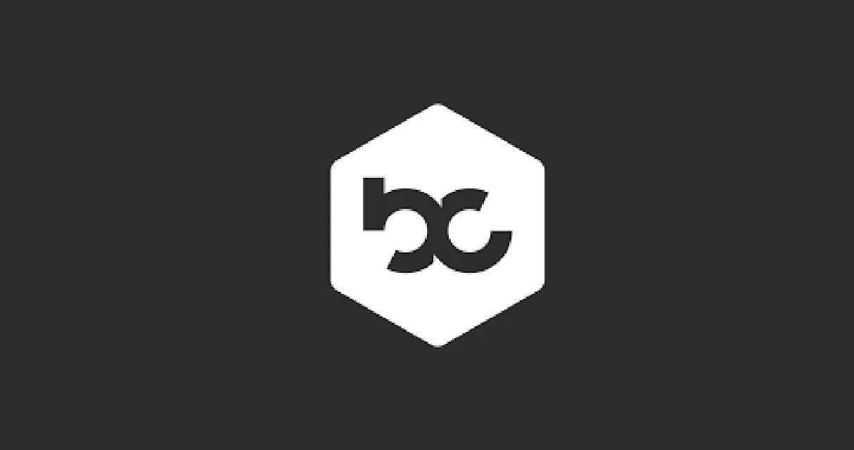 Logo von Bike-Components in einem weißen Sechseck