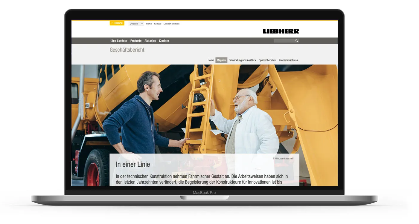 Liebherr Geschäftsbericht