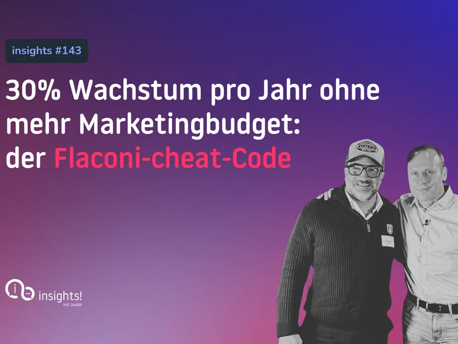 Flaconi-CEO Bastian Siebers im insights!-Podcast: Warum USP