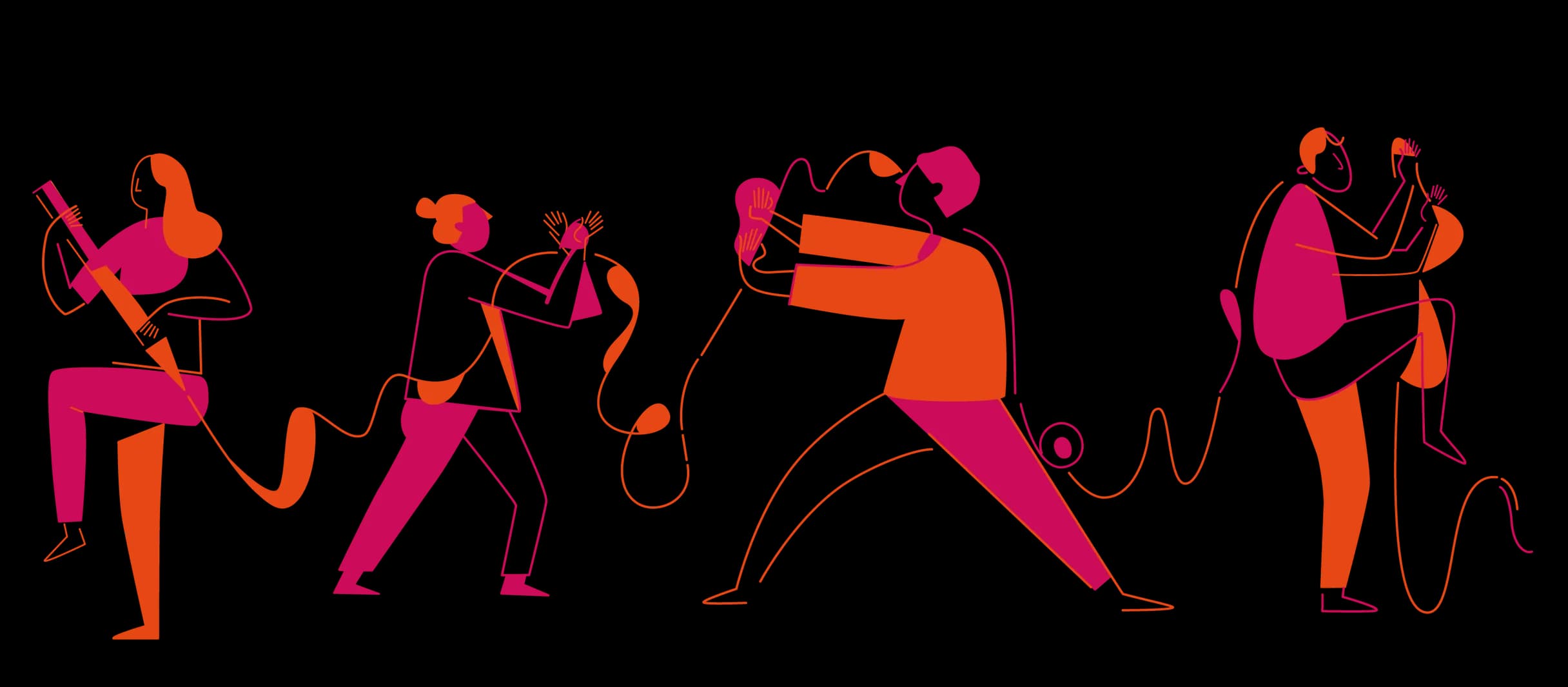 Illustration agiles Team