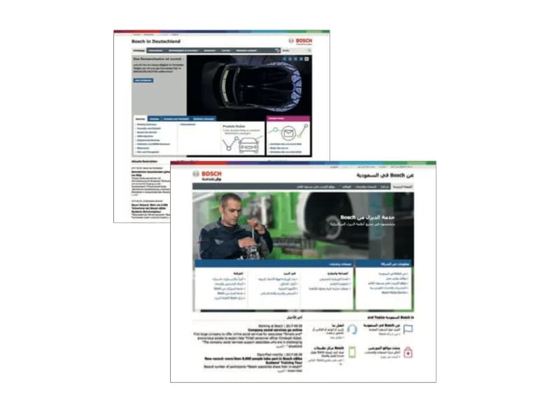 Bosch Website international