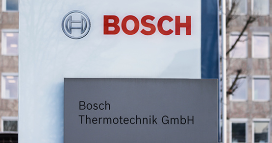 Bosch Thermotechnik GmbH - Firmenschild